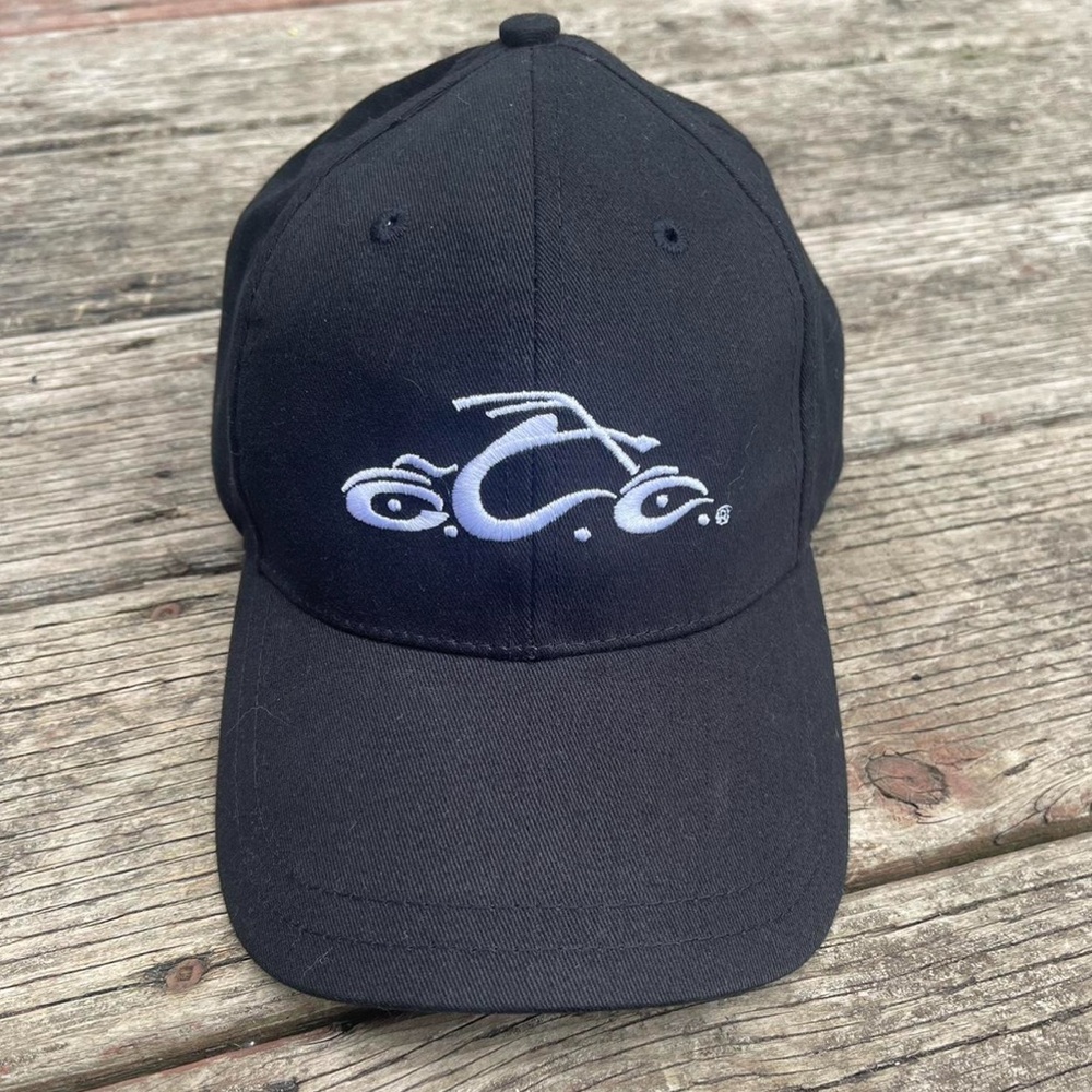 Orange County Choppers BIKER Black Embroidered Logo Cap badass
